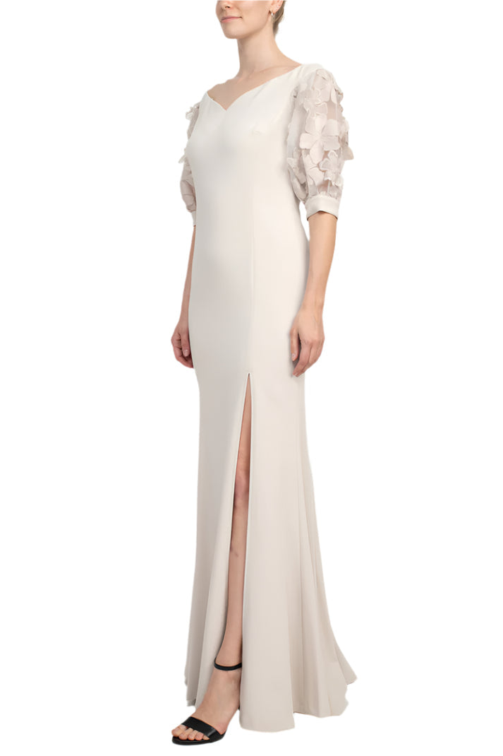 Alberto Makali 185715 Long Fitted Formal Evening Slit Dress
