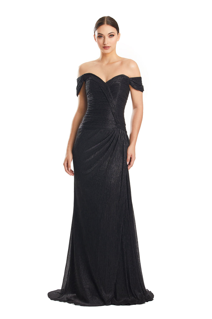 Alexander by Daymor 1858F23 Long A Line Formal Evening Prom Dress