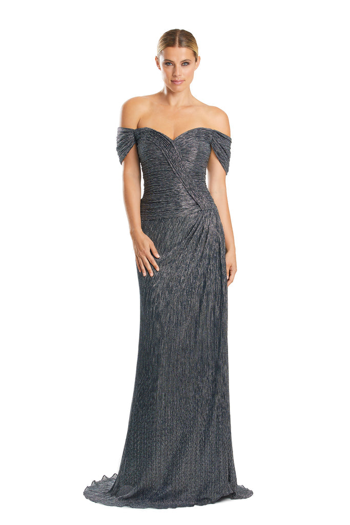 Alexander by Daymor 1858F23 Long A Line Formal Evening Prom Dress