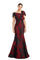 Formal Dresses Printed Lng Mermaid Formal Evening Dress Red/Wine