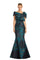 Formal Dresses Printed Lng Mermaid Formal Evening Dress Teal/Black
