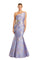 Prom Dresses Floral Long Metallic Formal Mermaid Evening Dress Ice/Multi