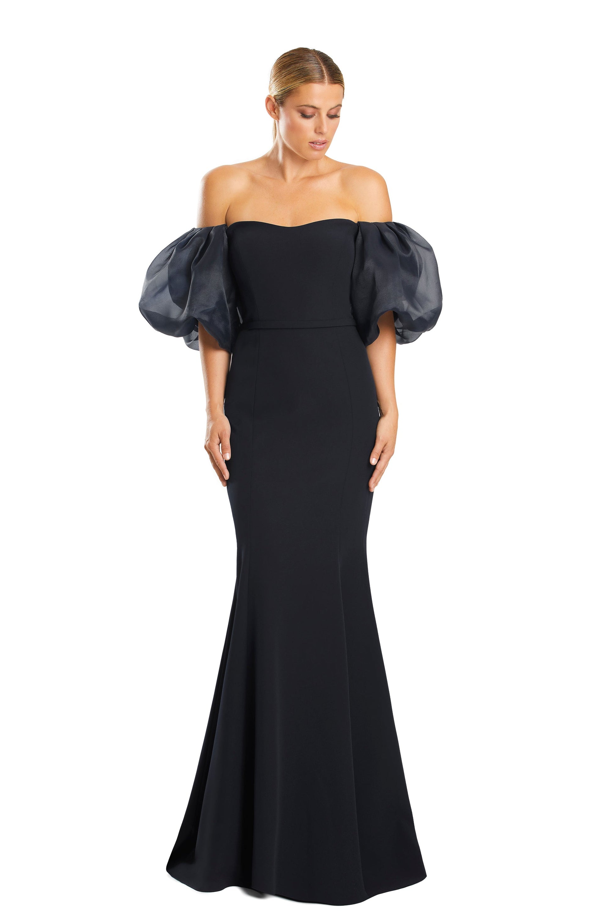 Alexander by Daymor 1870F23 Fitted Long Formal Evening Dress