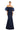 Formal Dresses Beaded Long Formal Fitted Evening Dress Navy