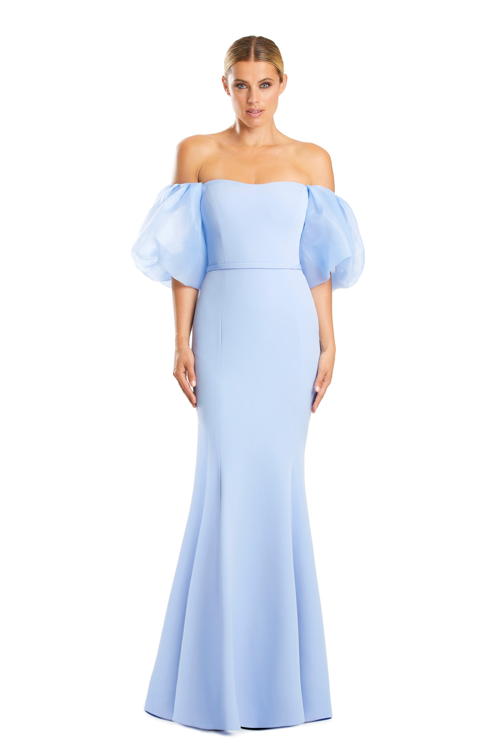 Formal Dresses Beaded Long Formal Fitted Evening Dress Periwinkle