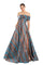 Prom Dresses Slit Long Formal Pocket A Line Prom Dress Copper/Blue