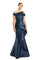 Prom Dresses Long Ruffled Formal Pleated Prom Dress Navy