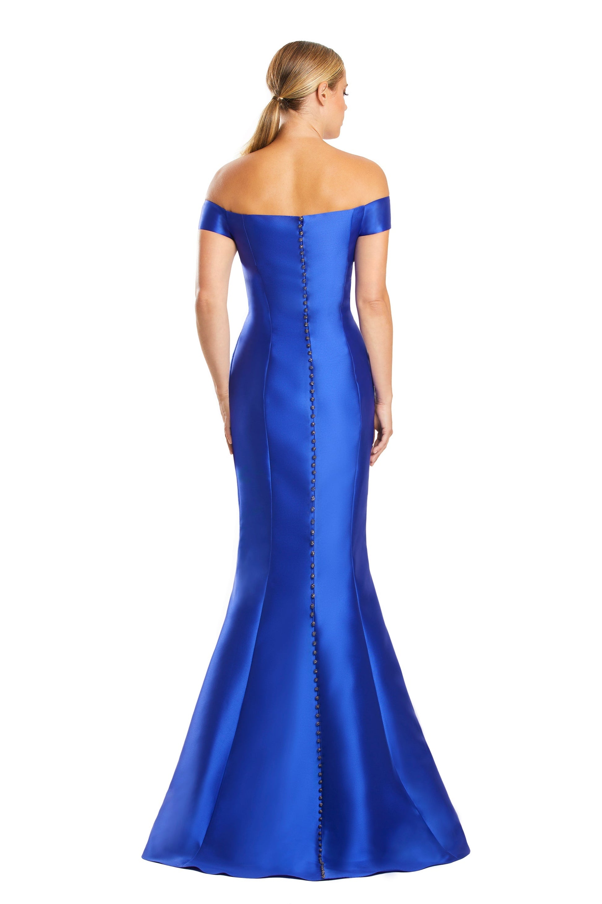 Alexander by Daymor 1873F23 Prom Long Pleated Formal Ruffled Evening Dress