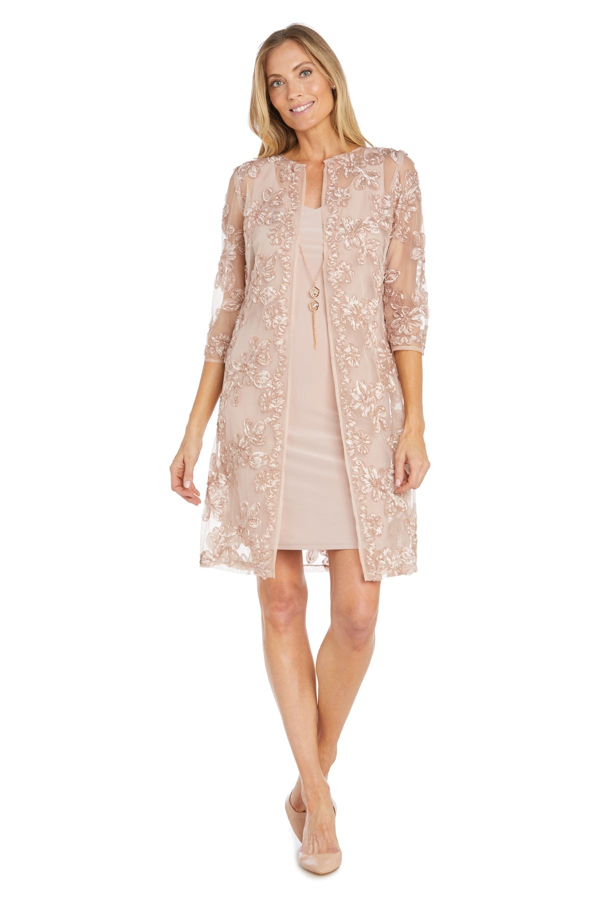 R&M Richards 1876 Short Mother of the Bride Jacket Dress