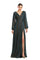 Formal Dresses Beaded Long Sleeve A Line Formal Evening Dress Blucopper