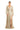 Formal Dresses Beaded Long Sleeve A Line Formal Evening Dress Gold