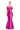 Prom Dresses Pleated Long Mermaid Formal Evening Prom Dress Fuchsia