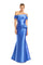 Prom Dresses Pleated Long Mermaid Formal Evening Prom Dress Periwinkle