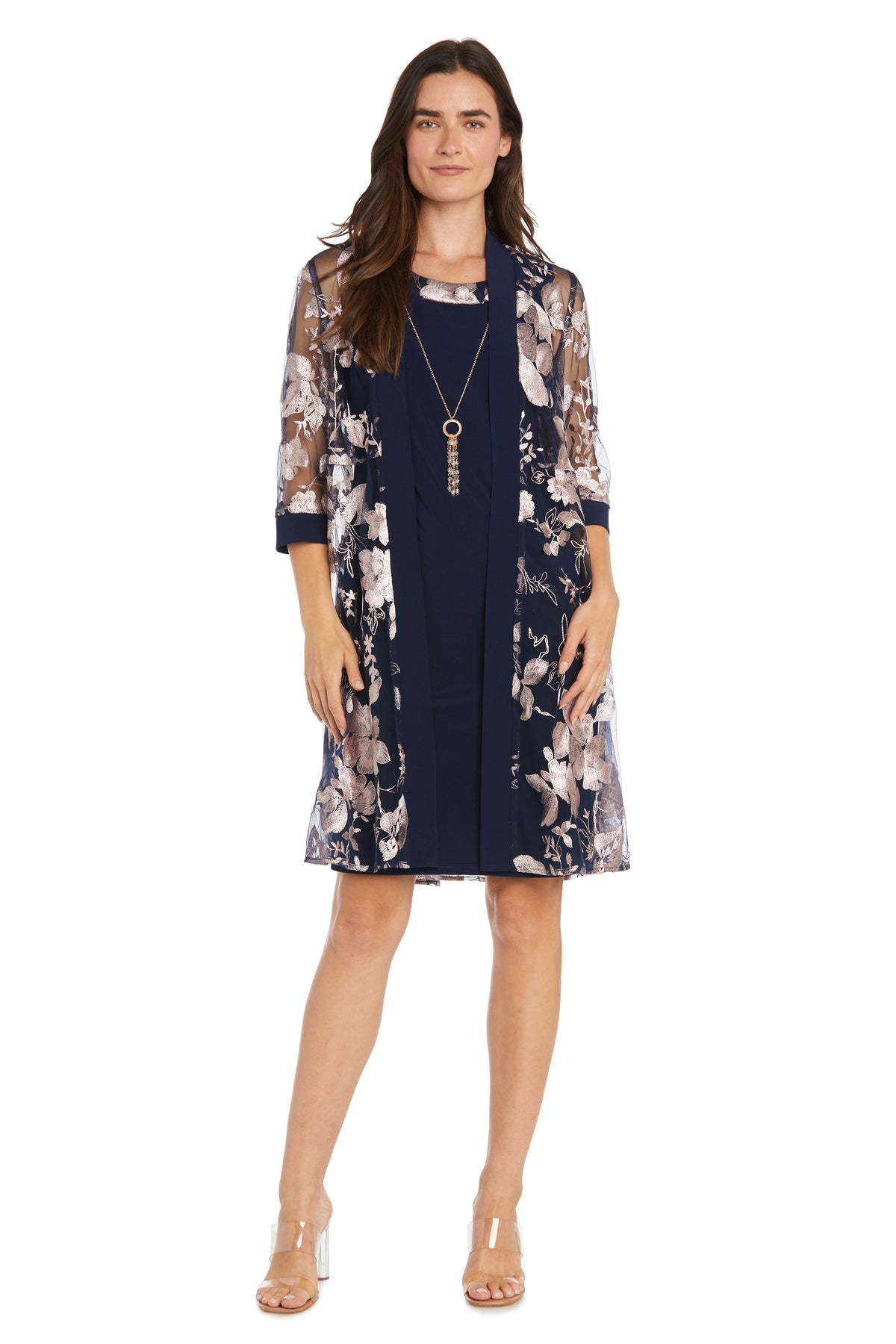 R&M Richards 1883 Mother of the Bride Short Cocktail Jacket Dress
