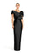 Formal Dresses Long Formal Pleated Evening Dress Black