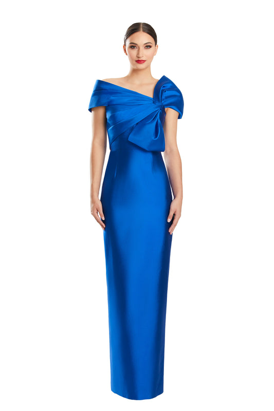 Formal Dresses Long Formal Pleated Evening Dress Blue
