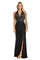 Prom Dresses Pleated Long Formal Corset Lace Prom Dress Black/Nude