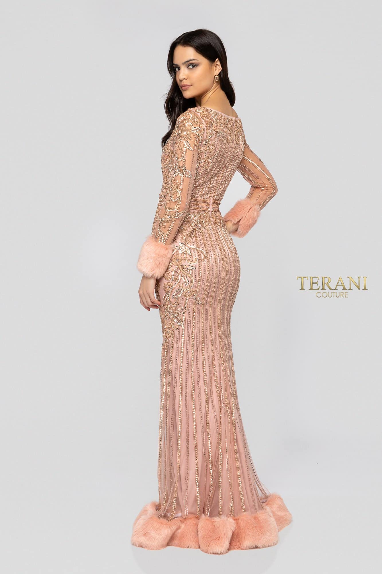Terani Couture Long Fitted Prom Dress 1911GL9499 - The Dress Outlet