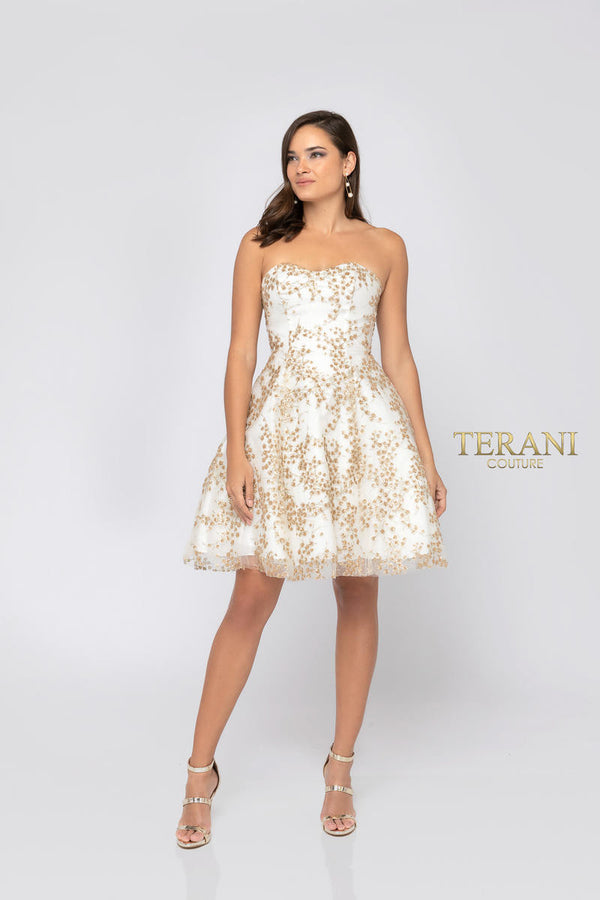 Terani Couture 1911P8073 Short Prom Cocktail Dress