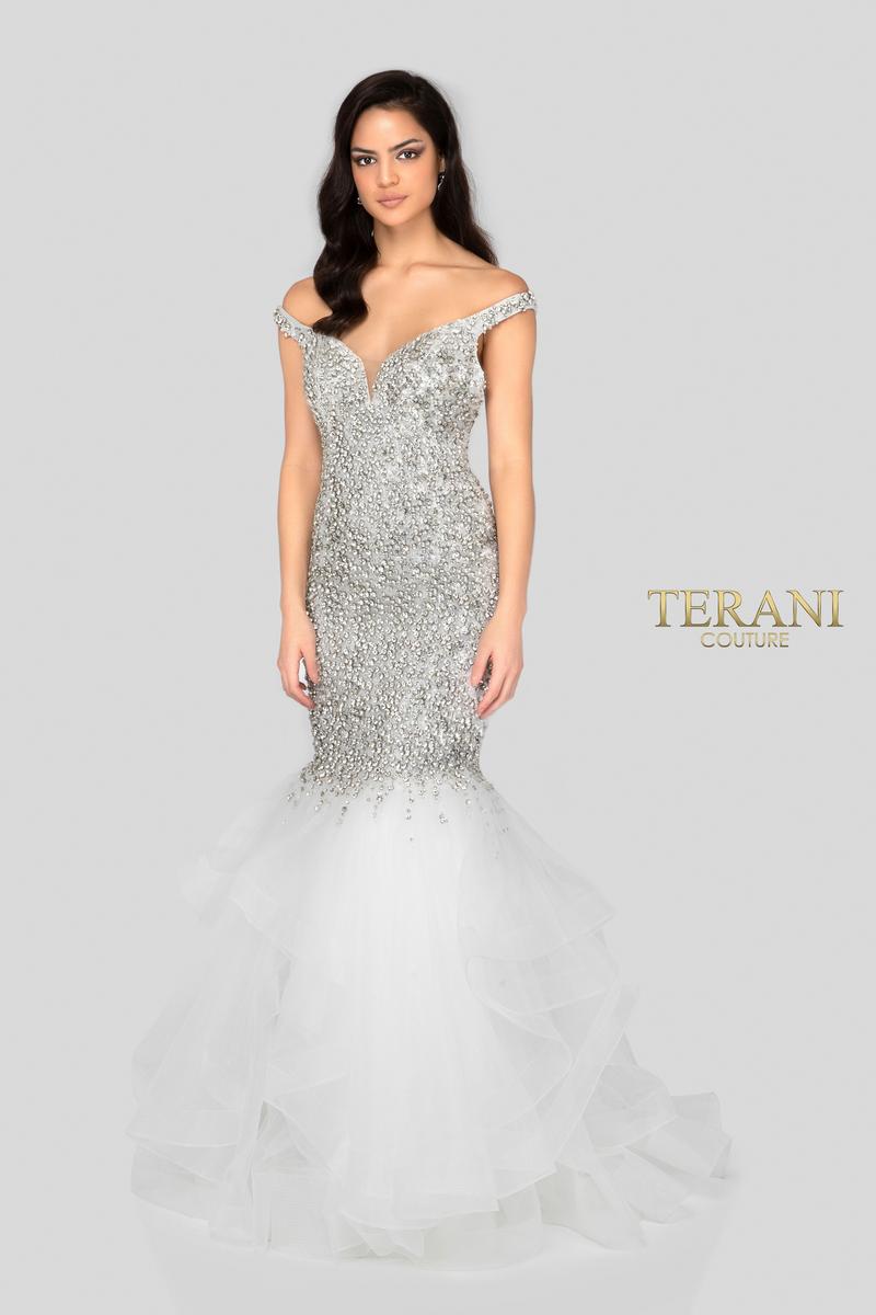 Terani Couture Long Mermaid Prom Gown 1911P8363 - The Dress Outlet