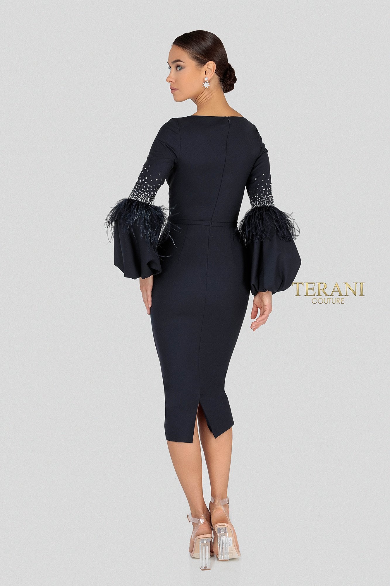 Terani Couture Fitted Short Dress 1912C9643 - The Dress Outlet