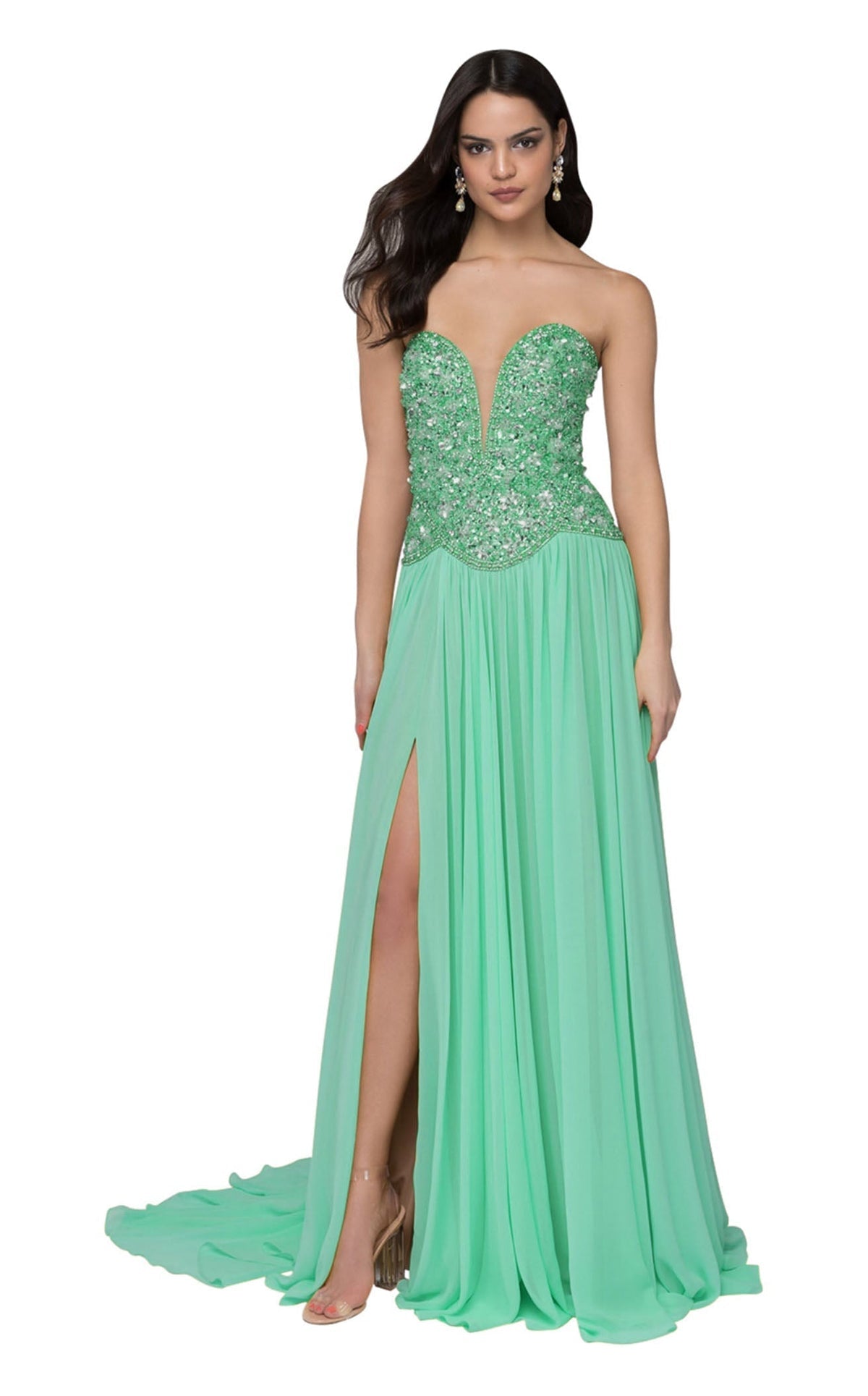 Terani Couture Sexy Long Prom Dress 1912P8239 - The Dress Outlet