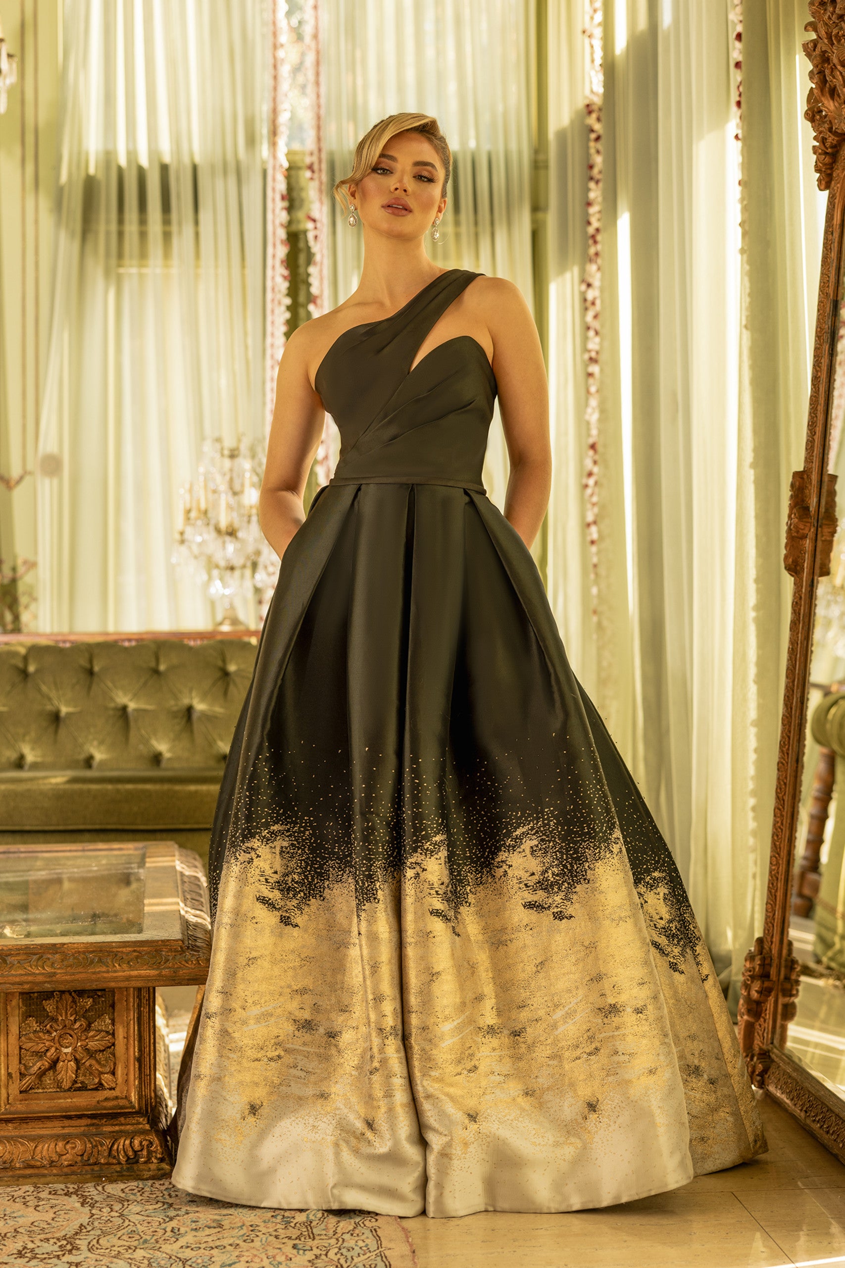 Terani Couture 1912E9180 One Shoulder Long Ball Gown | The Dress Outlet Terani Couture 1912E9180 One Shoulder Long Ball Gown | The Dress Outlet