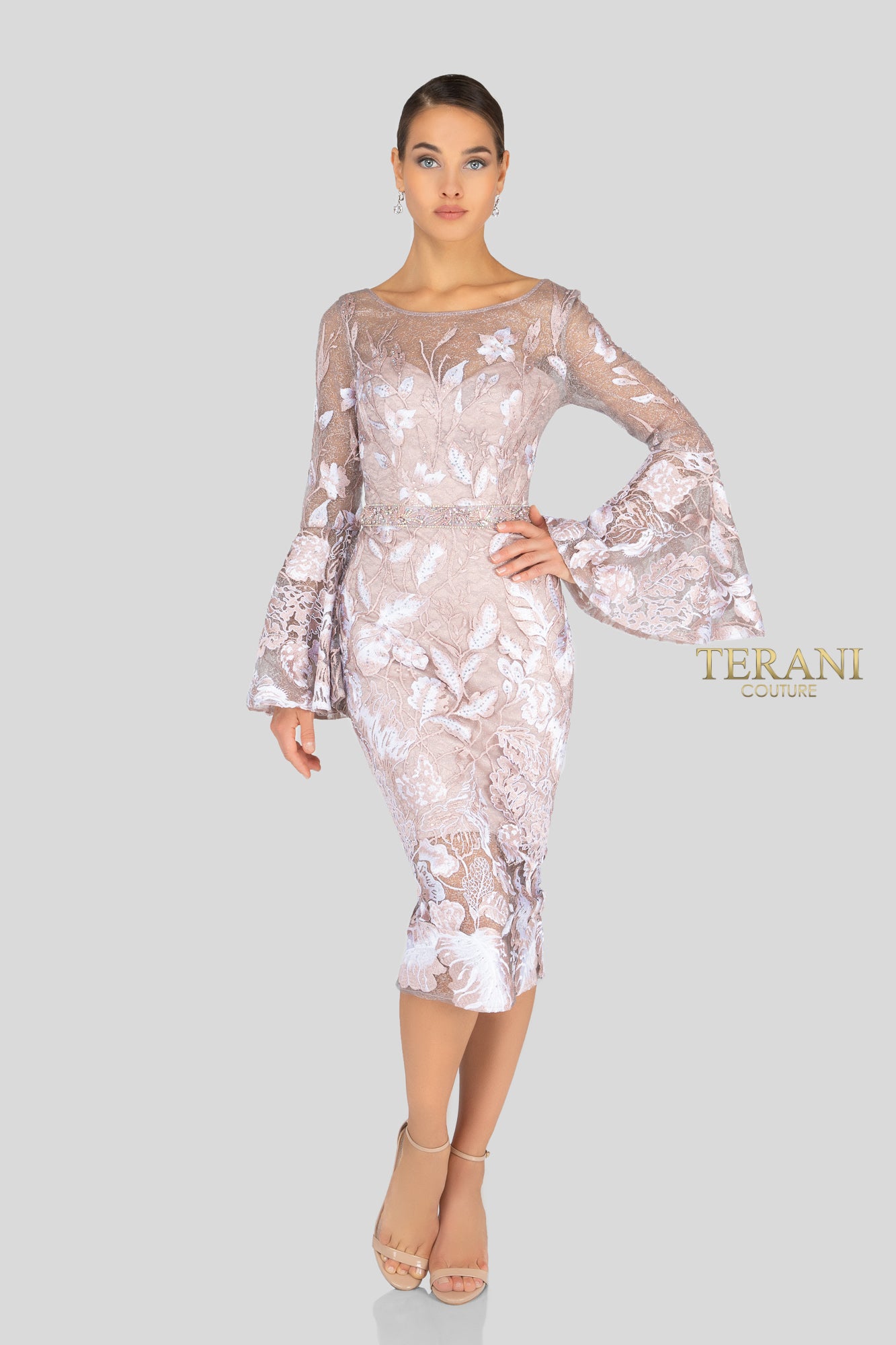 Terani Couture Fitted Short Dress 1913C9065 - The Dress Outlet