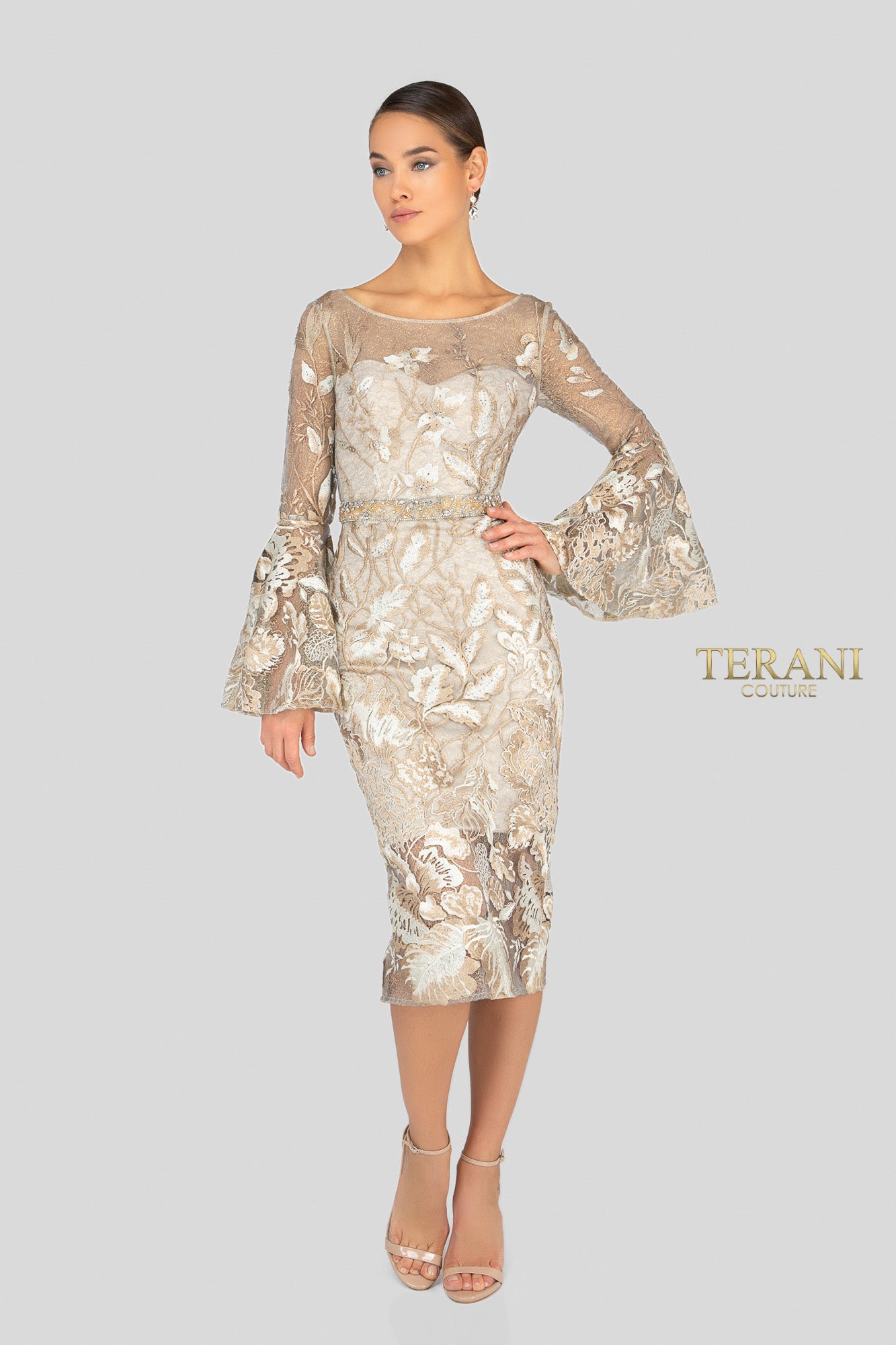 Terani Couture Fitted Short Dress 1913C9065 - The Dress Outlet