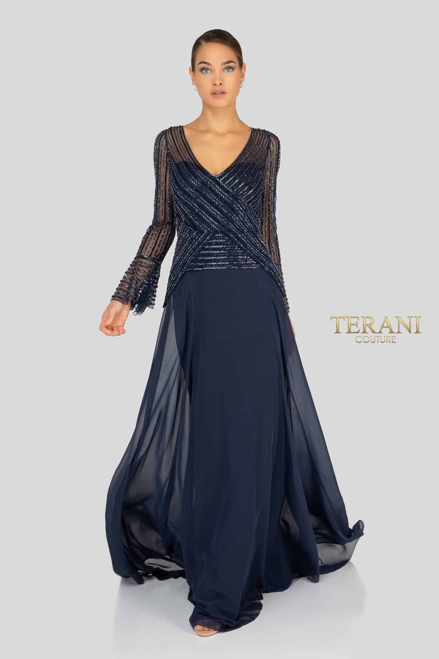 Terani Couture Fomal Long Dress 1913M9403 - The Dress Outlet