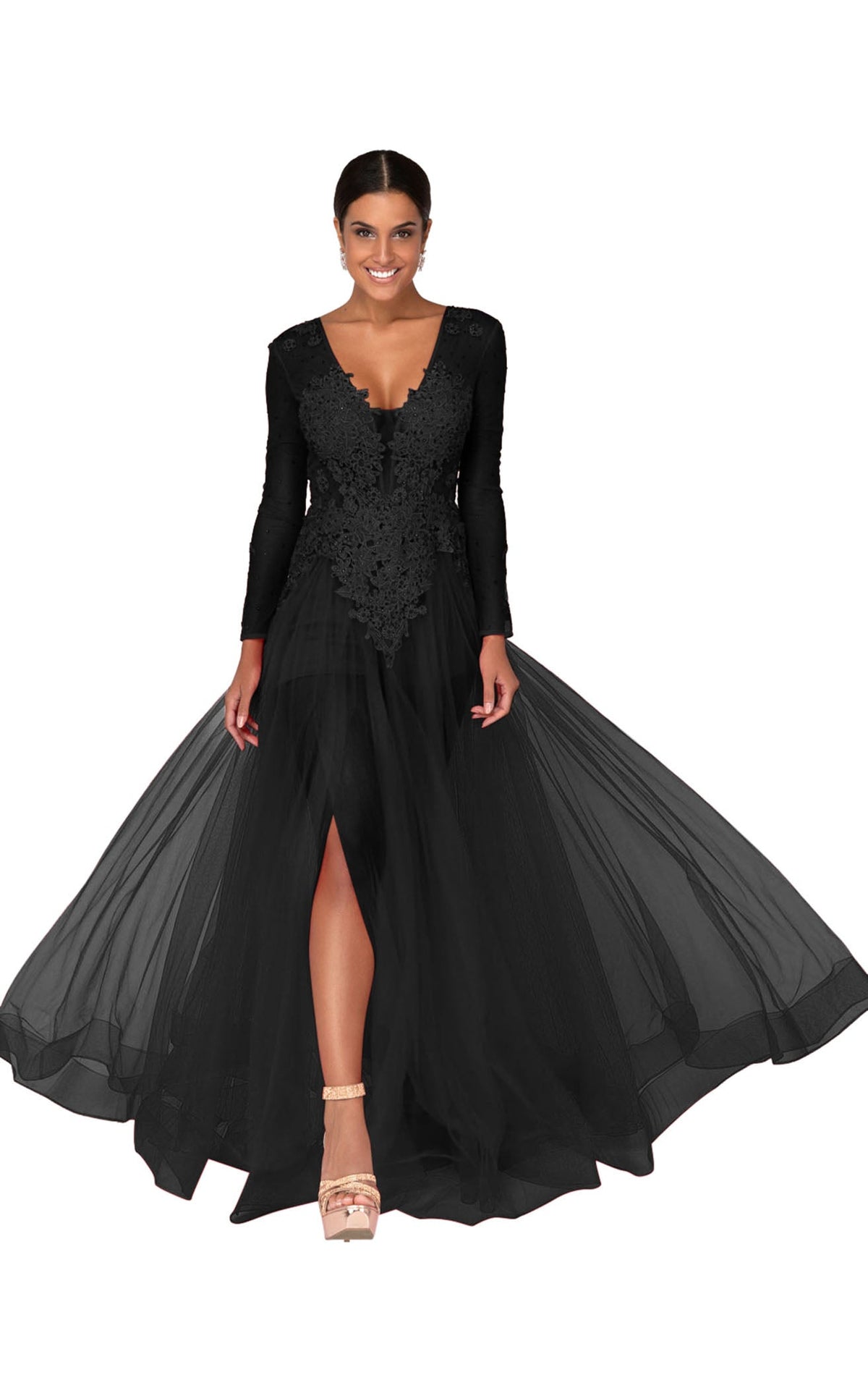 Terani Couture Long Prom Dress 1915P8344 - The Dress Outlet