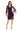 Cocktail Dresses Short Ruched Cocktail Dress  Plum