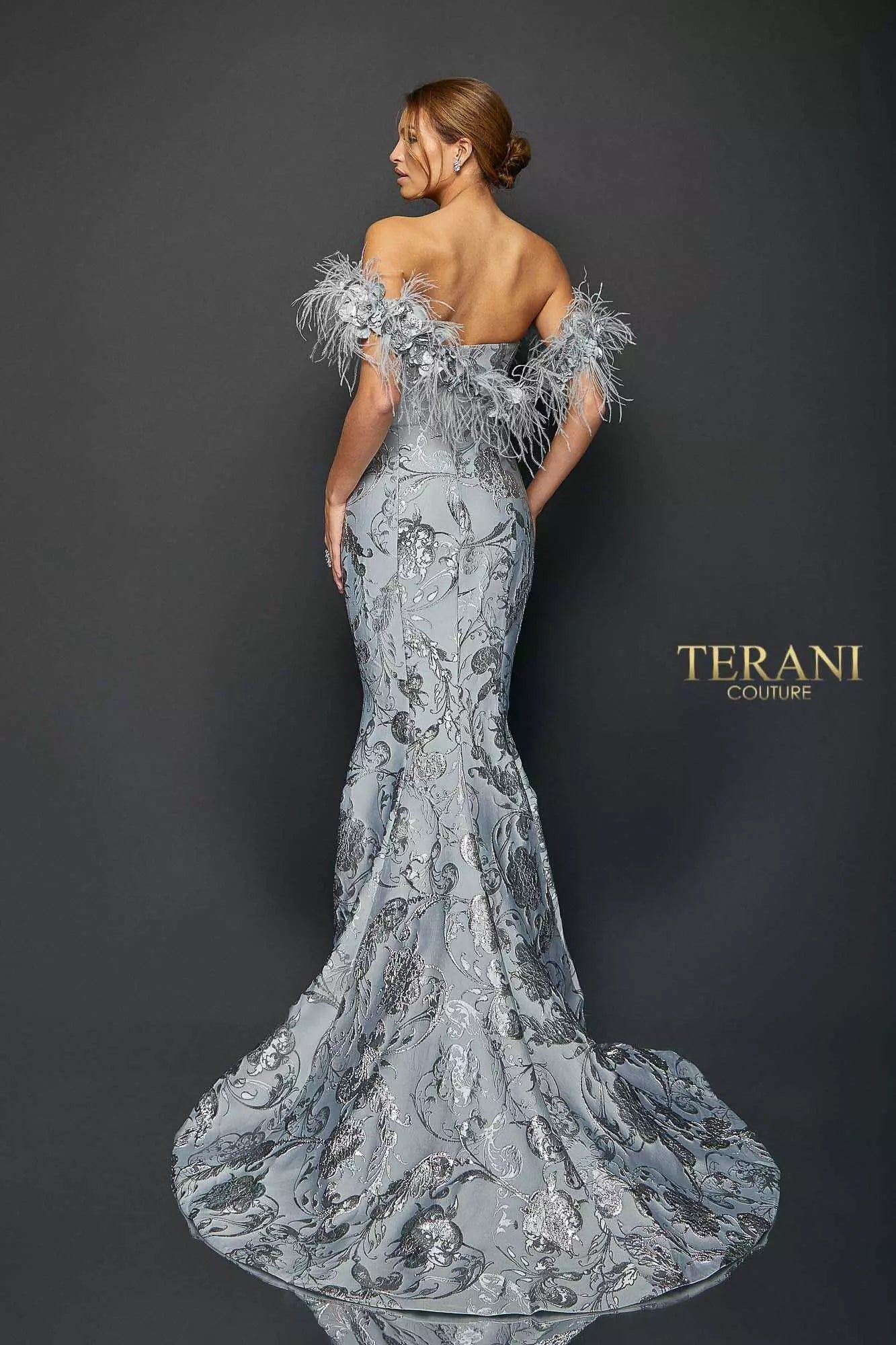 Terani Couture Long Fitted Prom Dress 1921E0136 - The Dress Outlet
