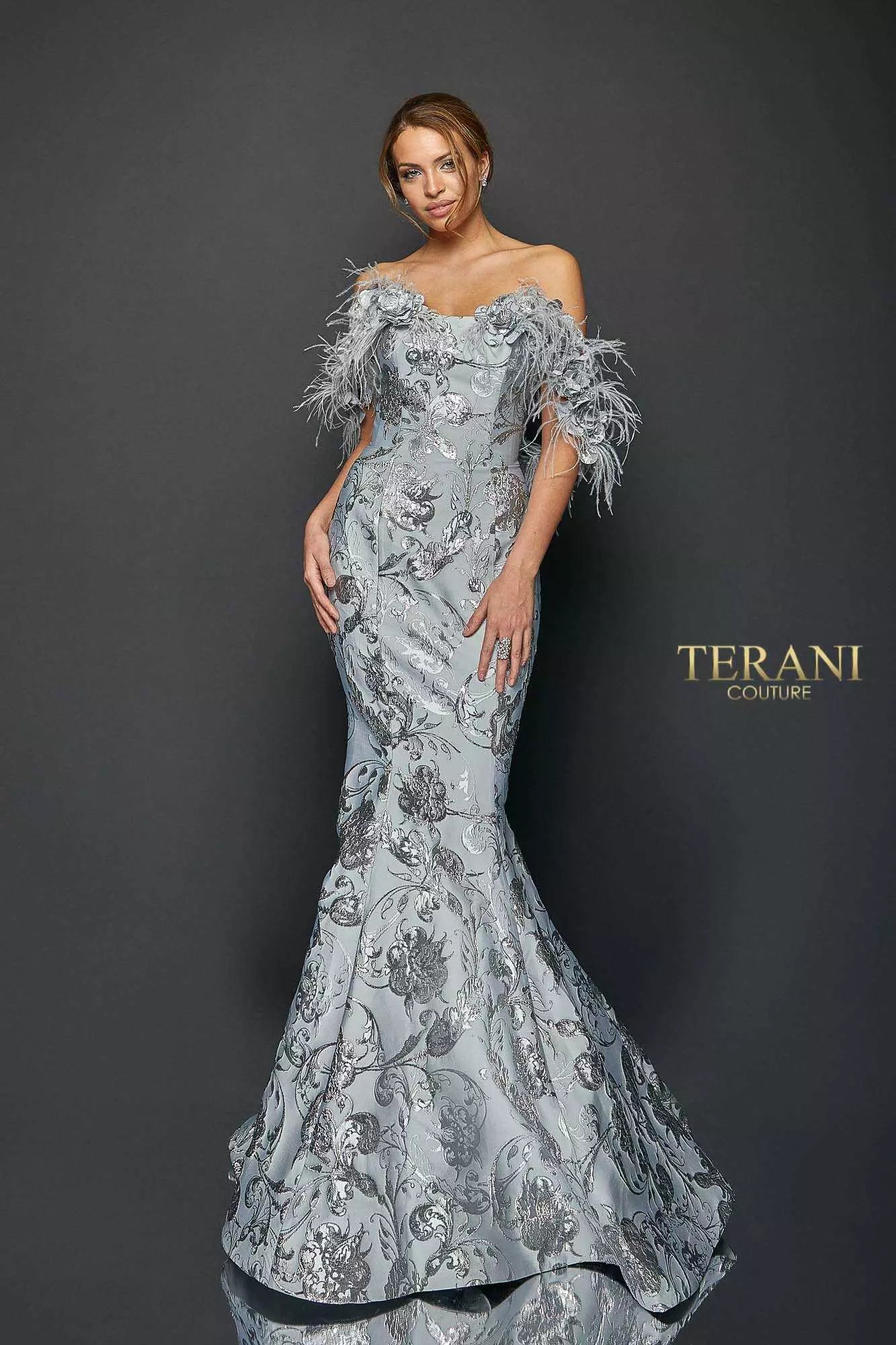 Terani Couture Long Fitted Prom Dress 1921E0136 - The Dress Outlet