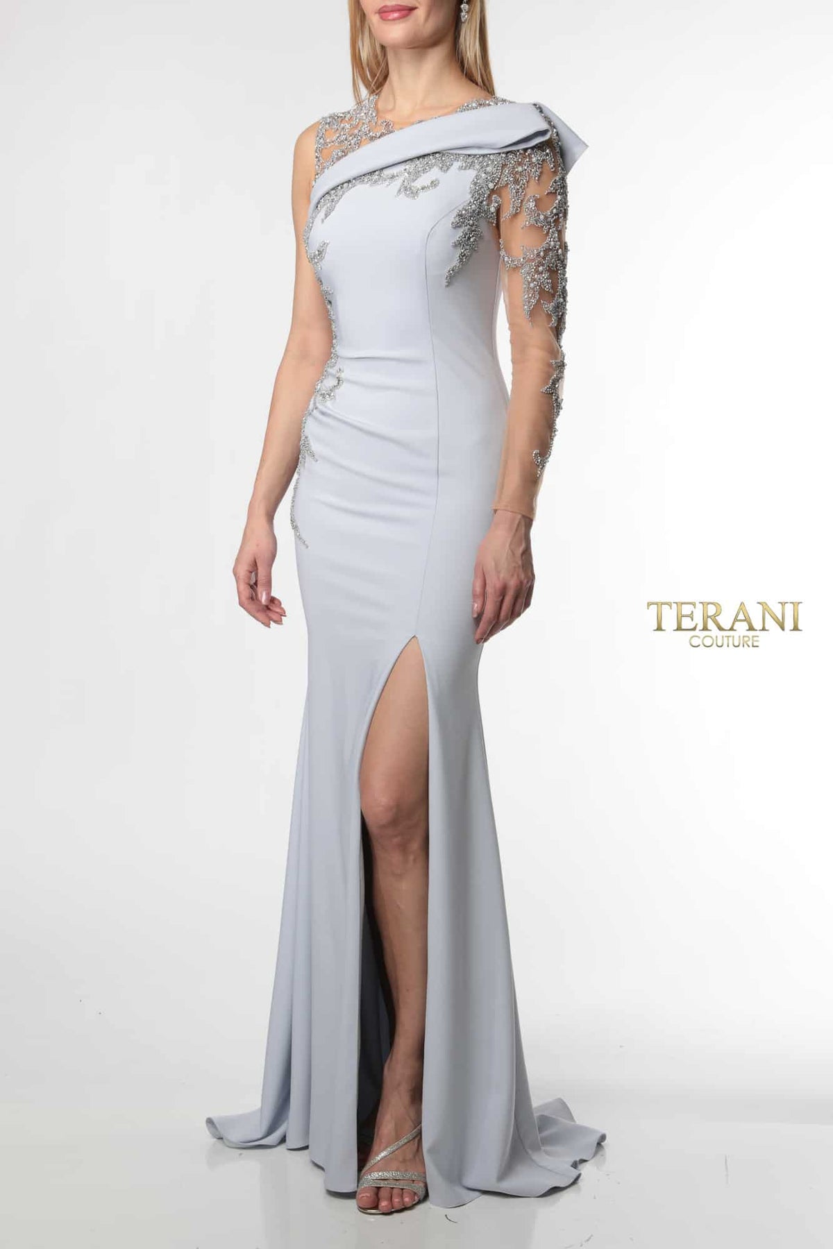 Terani Couture Long Formal Evening Gown 1921E0138 - The Dress Outlet