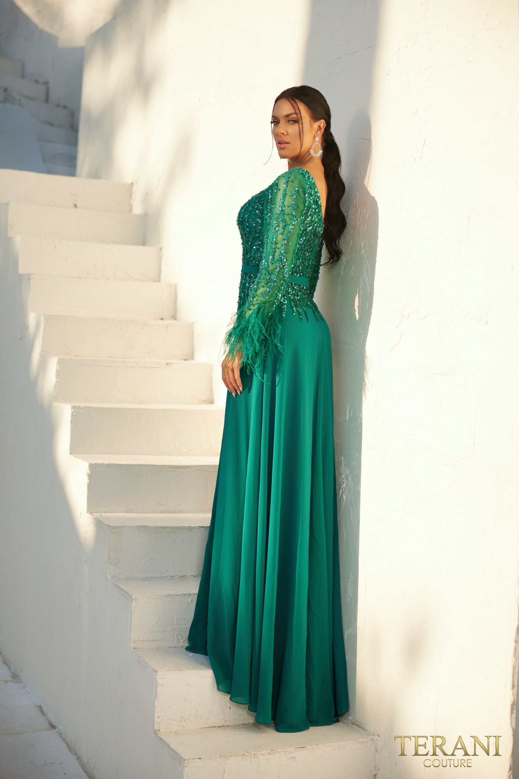 Terani Couture 1921M0473 Long Formal Dress – The Dress Outlet