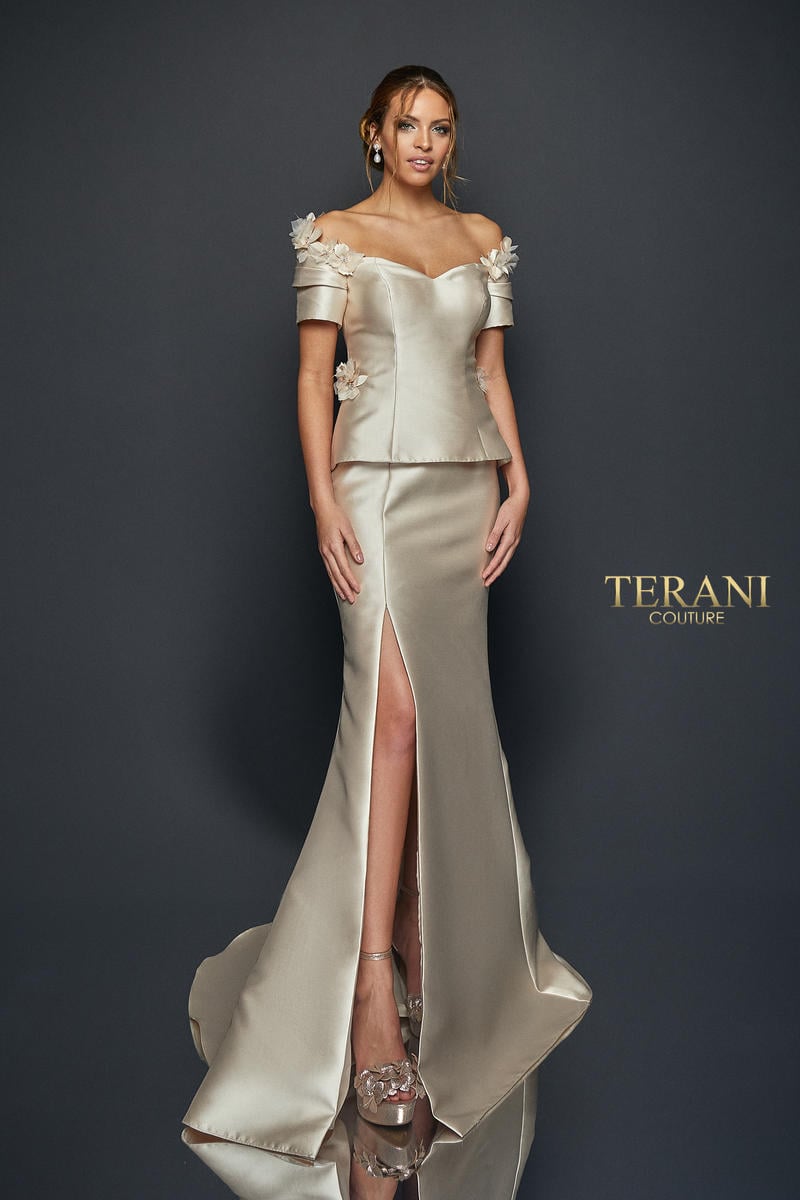 Terani Couture Long Formal Mermaid Dress 1921M0745 - The Dress Outlet