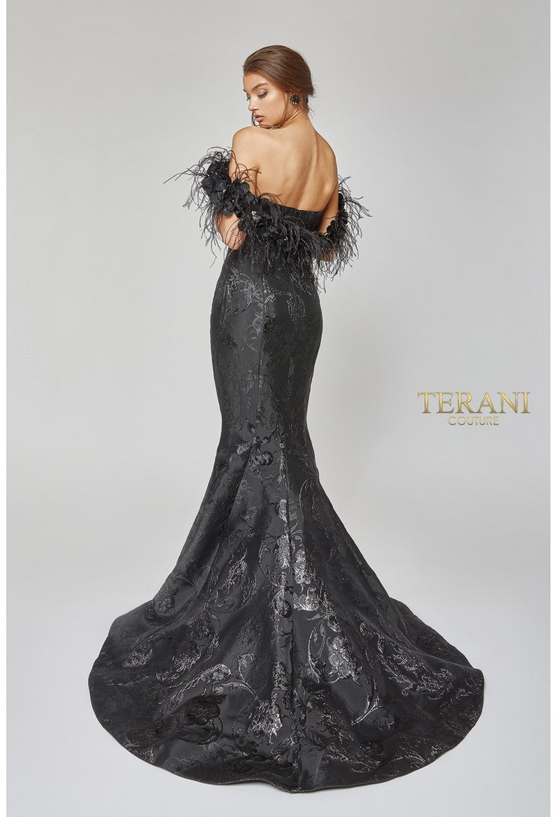 Silver Terani Couture 1921E0136 Long Formal Prom Dress for $649.0 – The ...
