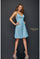 Cocktail Dresses Short A Line Glitter Homecoming Cocktail Dress Tifany Silver