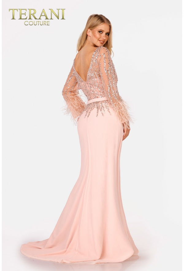 Navy Terani Couture 1921M0473 Long Formal Dress for $517.0 – The Dress ...