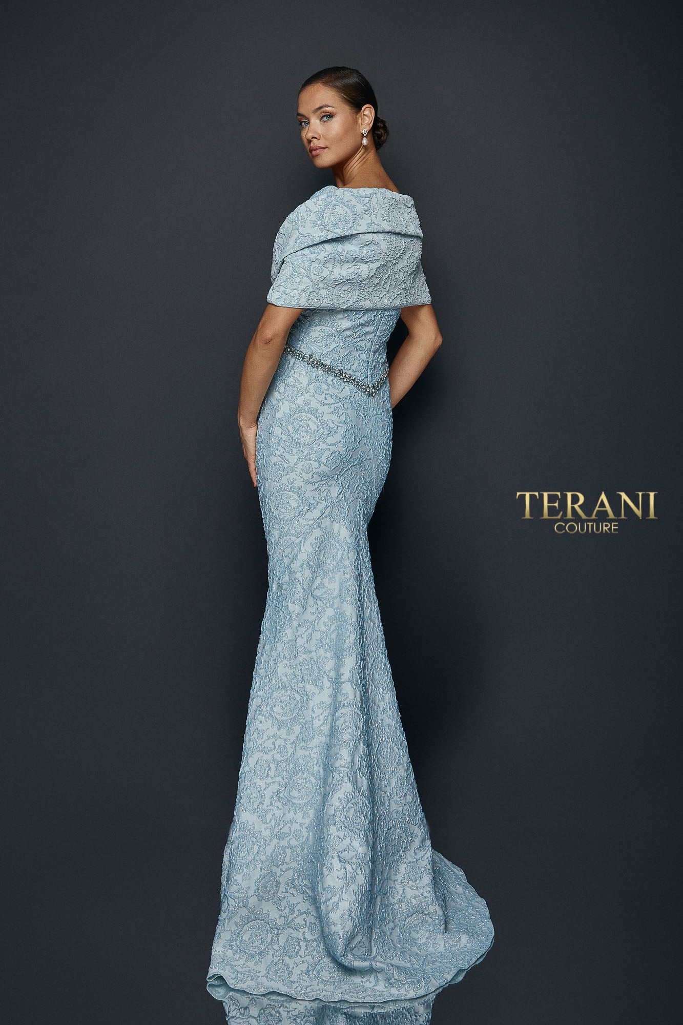 Terani Couture Long Mother Of The Bride Gown 1921M0726 - The Dress Outlet