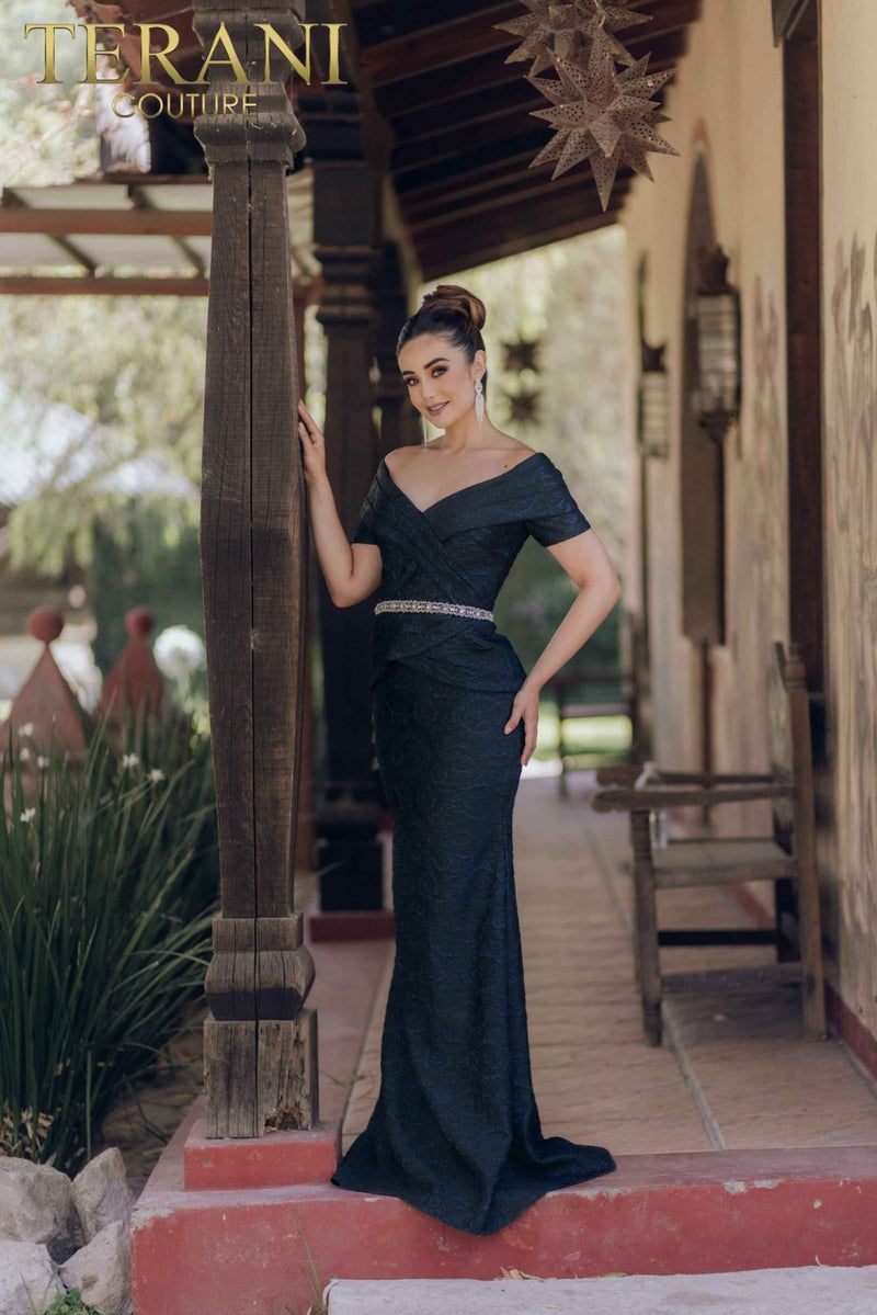 Formal Long Mother of the Bride Dress by Terani Couture 1921M0727