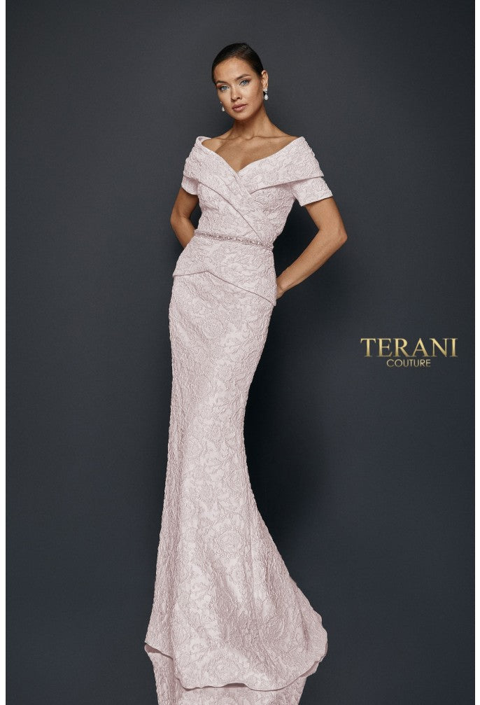Formal Long Mother of the Bride Dress by Terani Couture 1921M0727