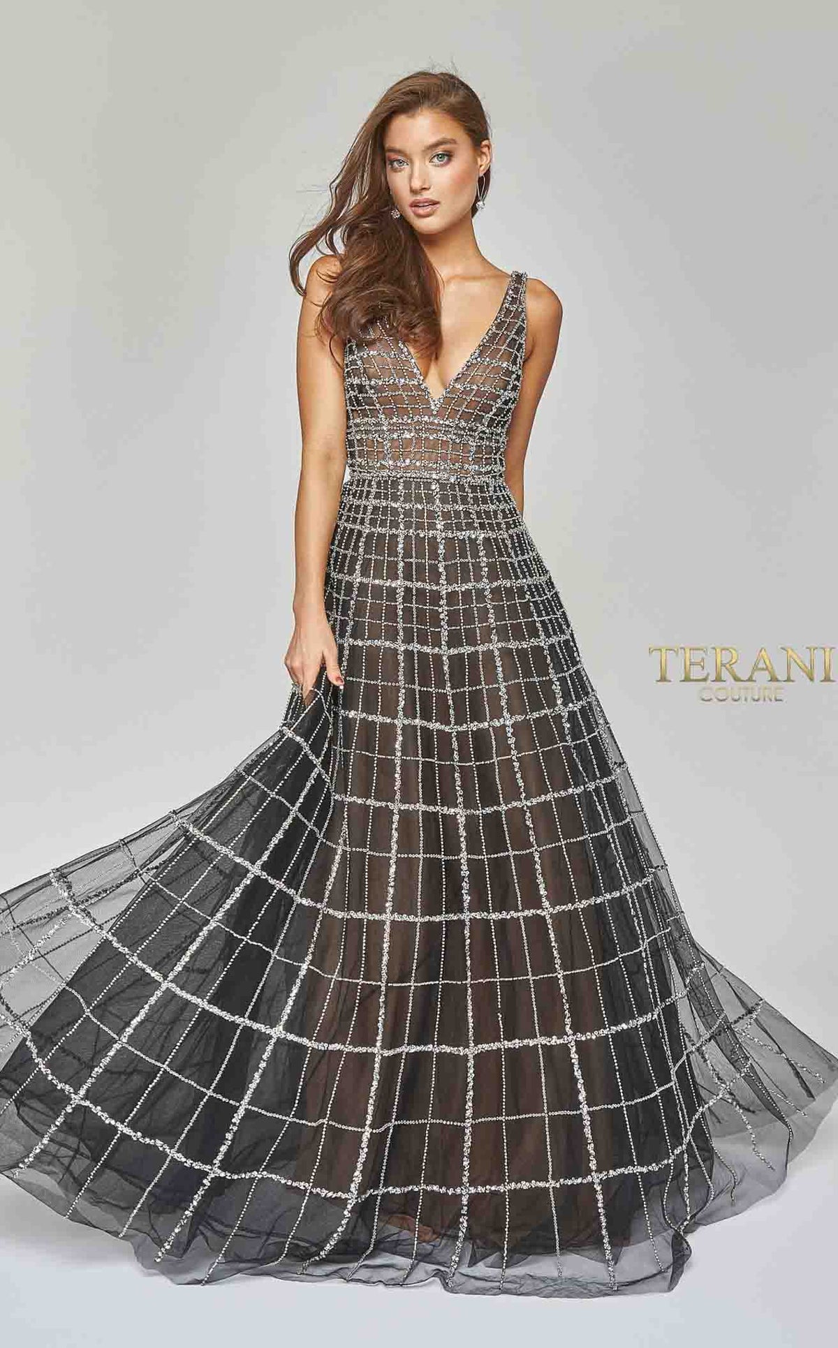 Terani Couture Fitted Long Prom Dress 1922GL0663 - The Dress Outlet