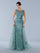 Stella Couture 23359 Long Formal Overskirt Prom Dress