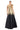 Prom Dresses A Line Long Formal Two Tone Prom Dress Black/Gold