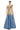 Prom Dresses A Line Long Formal Two Tone Prom Dress Cerulean Blue/Gold