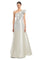 Prom Dresses A Line Long Formal Two Tone Prom Dress Champagne/Silver