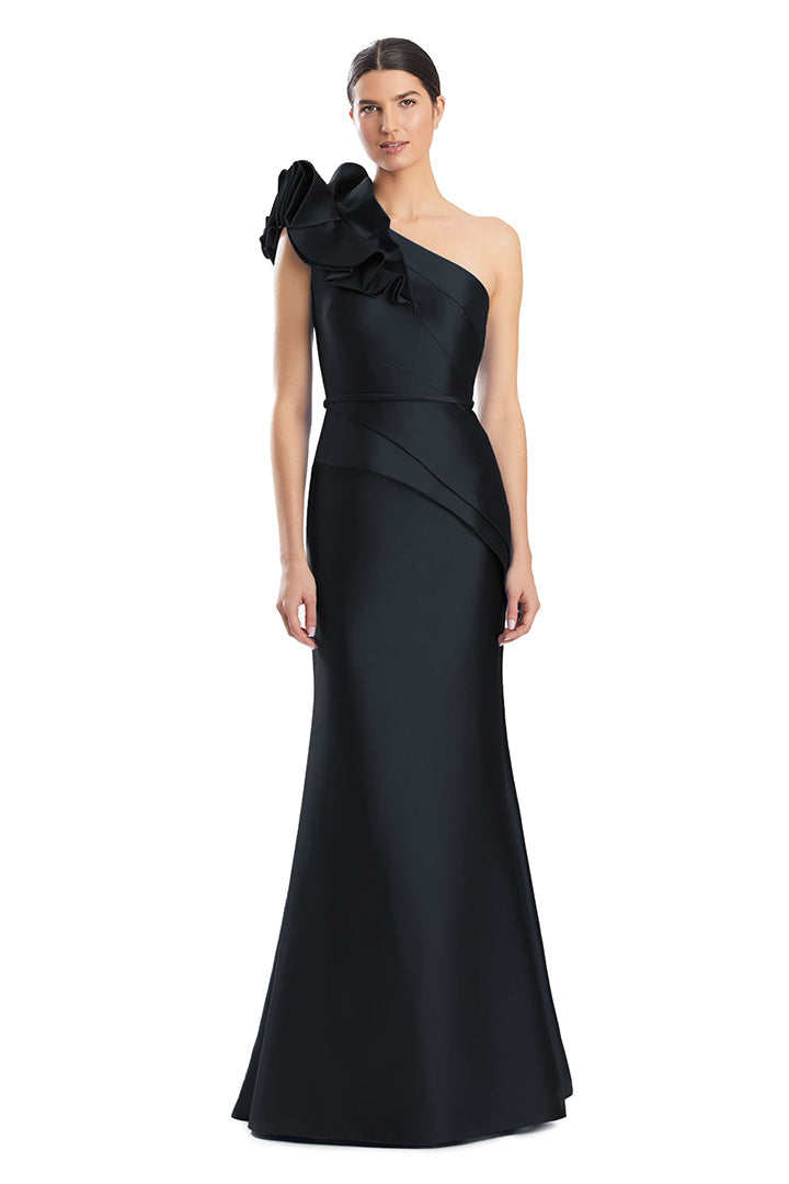 Formal Dresses Long Mermaid Formal Ruffled Evening Dress Black