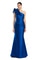 Formal Dresses Long Mermaid Formal Ruffled Evening Dress Blue